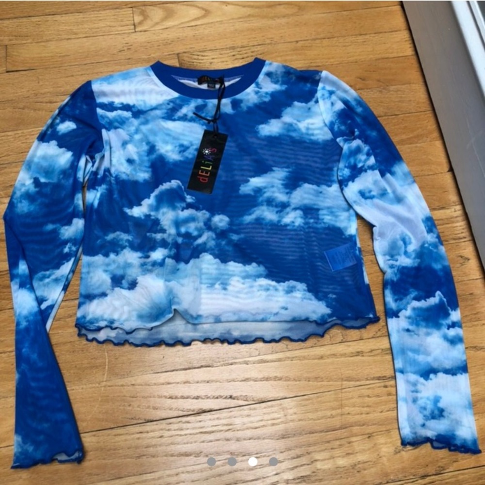 Delias X Dollskill Cloud Mesh Top